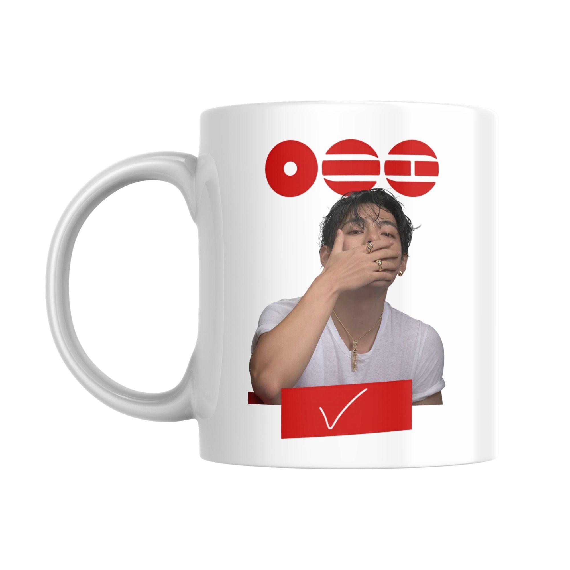 Taza “K-POP Idol 3  🔥” – Diseño estilo coreano moderno