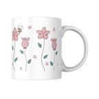Taza “Dulzura Floral” – Diseño Tierno y Femenino