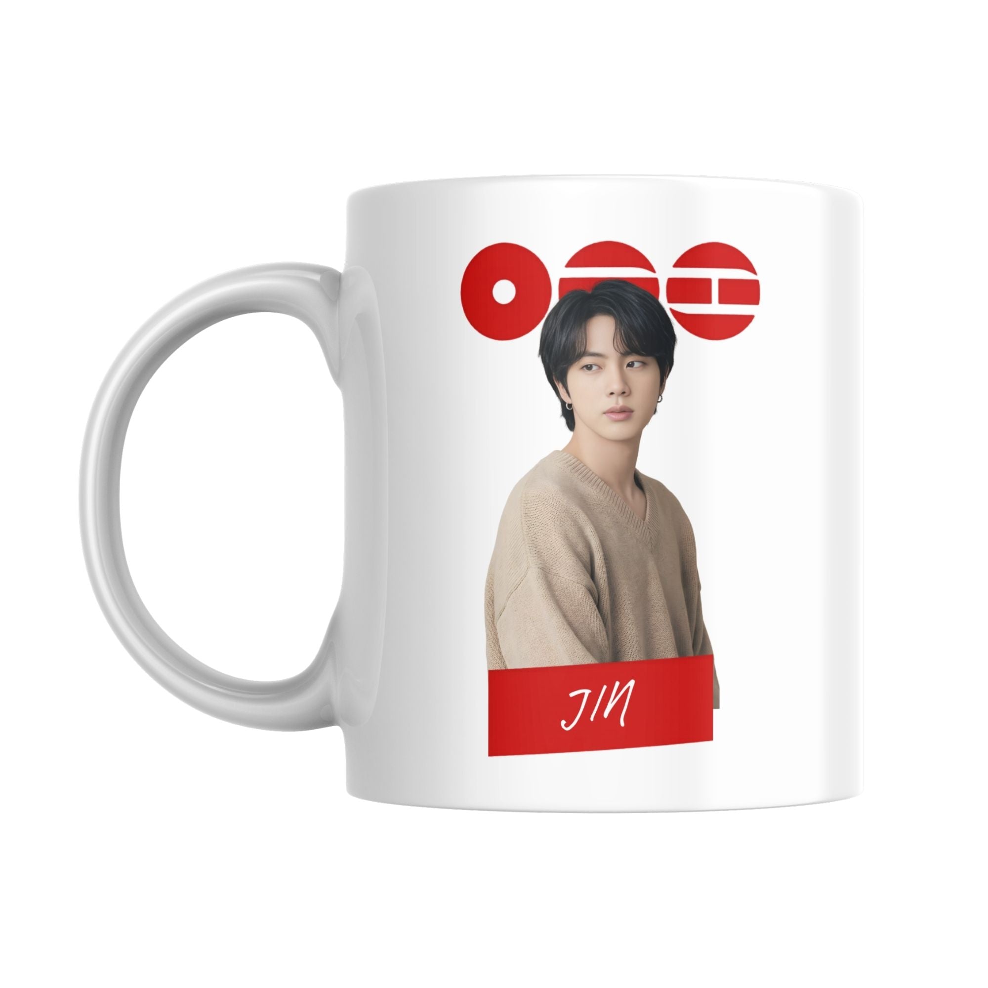 Taza “K-POP Idol 6 🔥” – Diseño estilo coreano moderno
