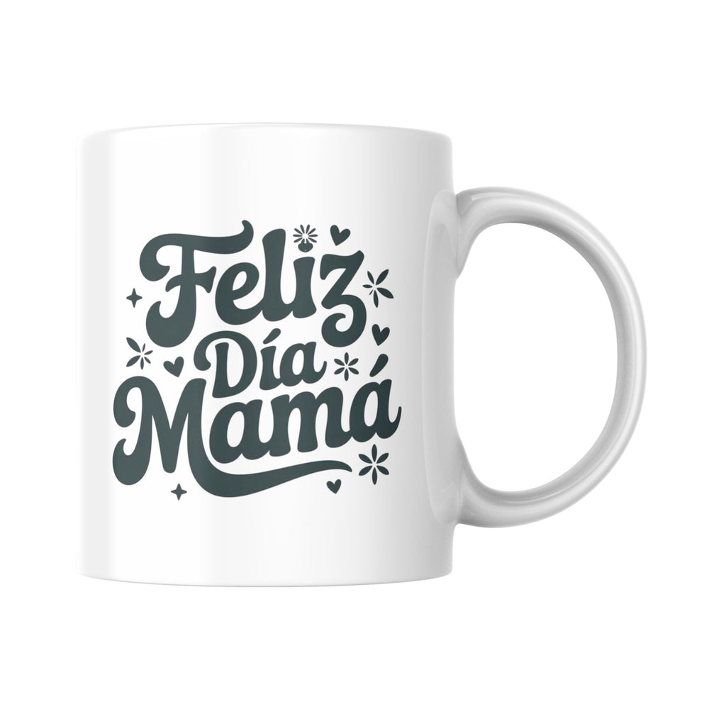 Taza Día de la Madre “Feliz Día Mamá” – Diseño tipográfico