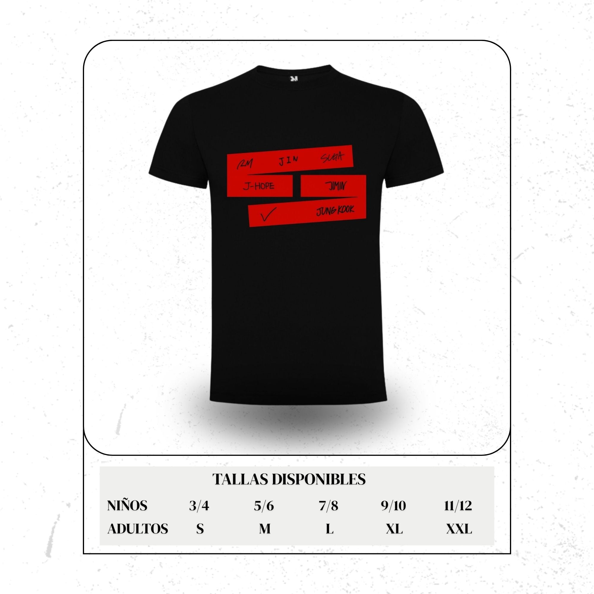 Polera “Urban K-Style 8” – Diseño Gráfico K-Pop (TODAS LAS TALLAS)