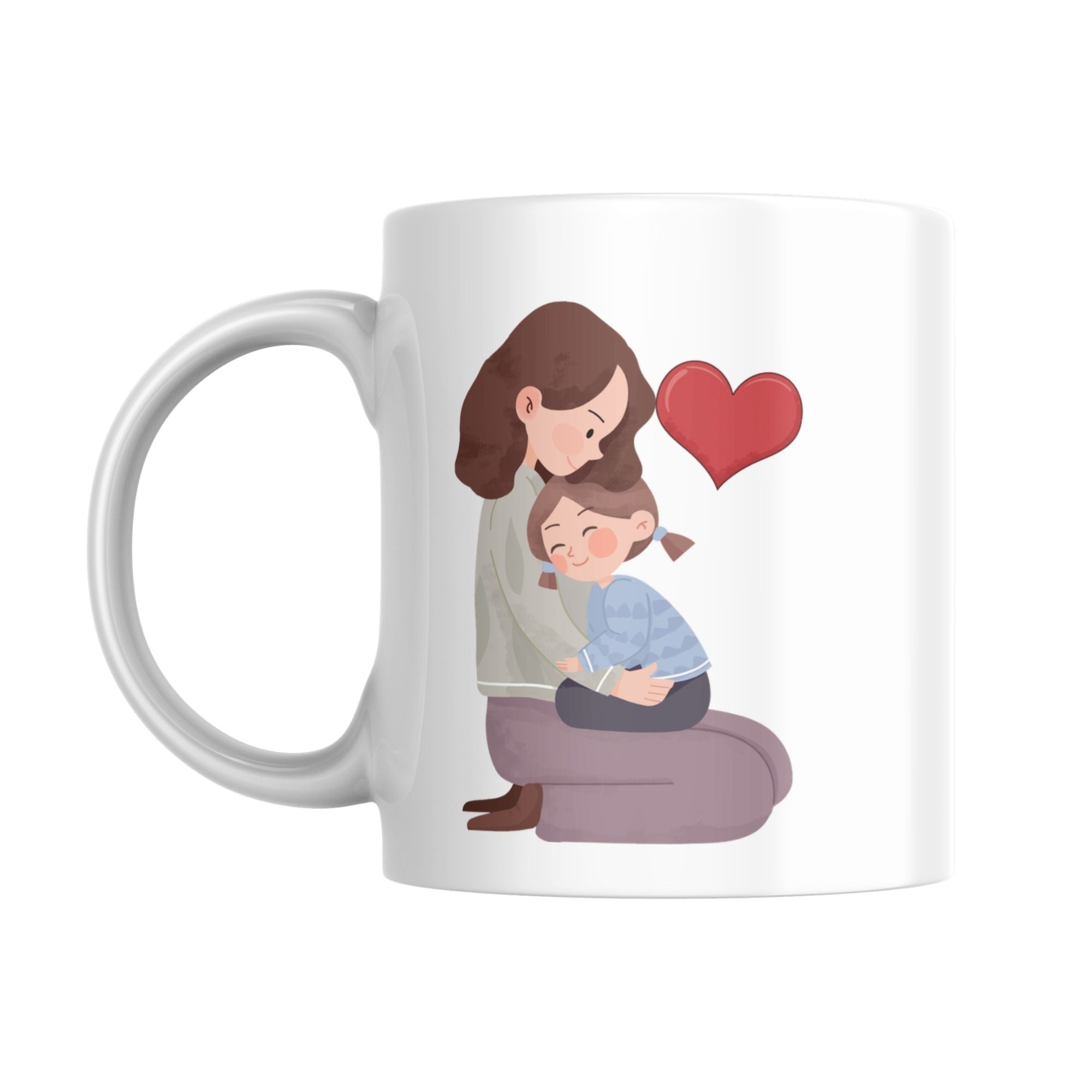 Taza “Amor de Mamá” – Diseño Ilustrado Día de la Madre