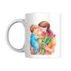 Taza “Amor en Flores” – Diseño Acuarela Día de la Madre