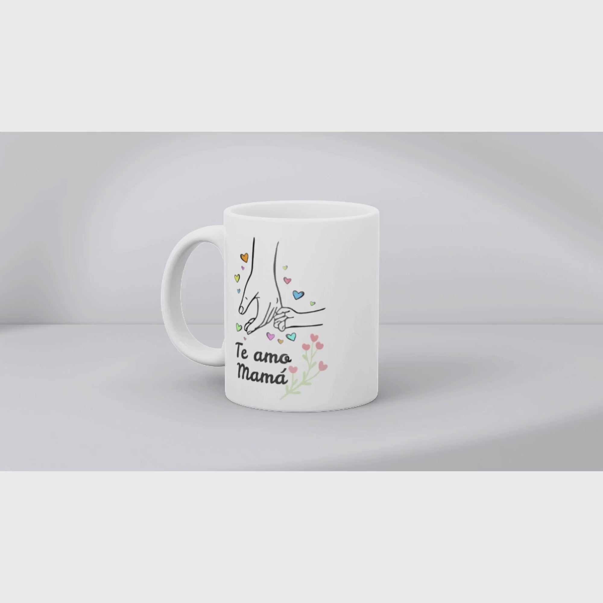 Taza Día de la Madre “Te Amo Mamá” – Diseño delicado