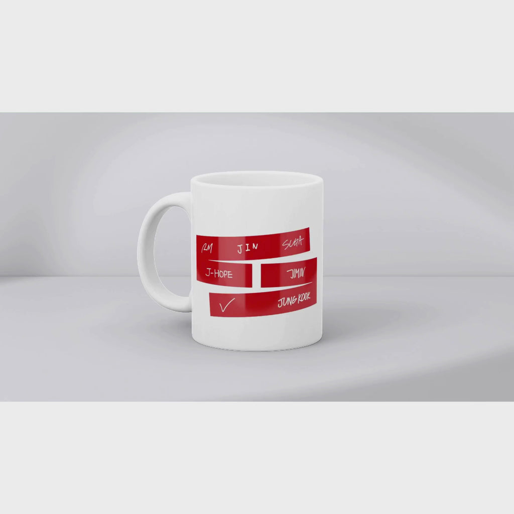 Taza “K-POP World Tour” – Diseño minimalista