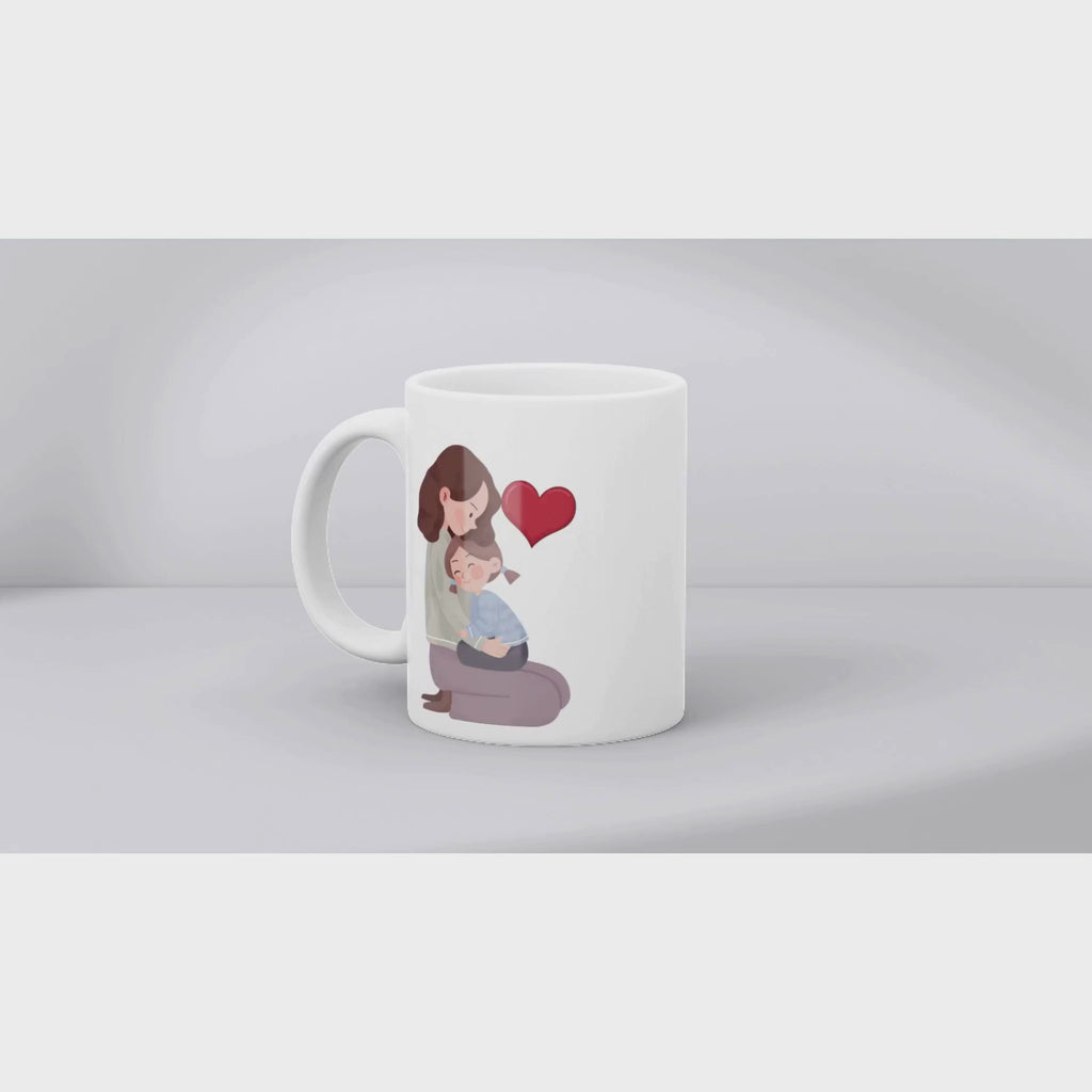 Taza “Amor de Mamá” – Diseño Ilustrado Día de la Madre