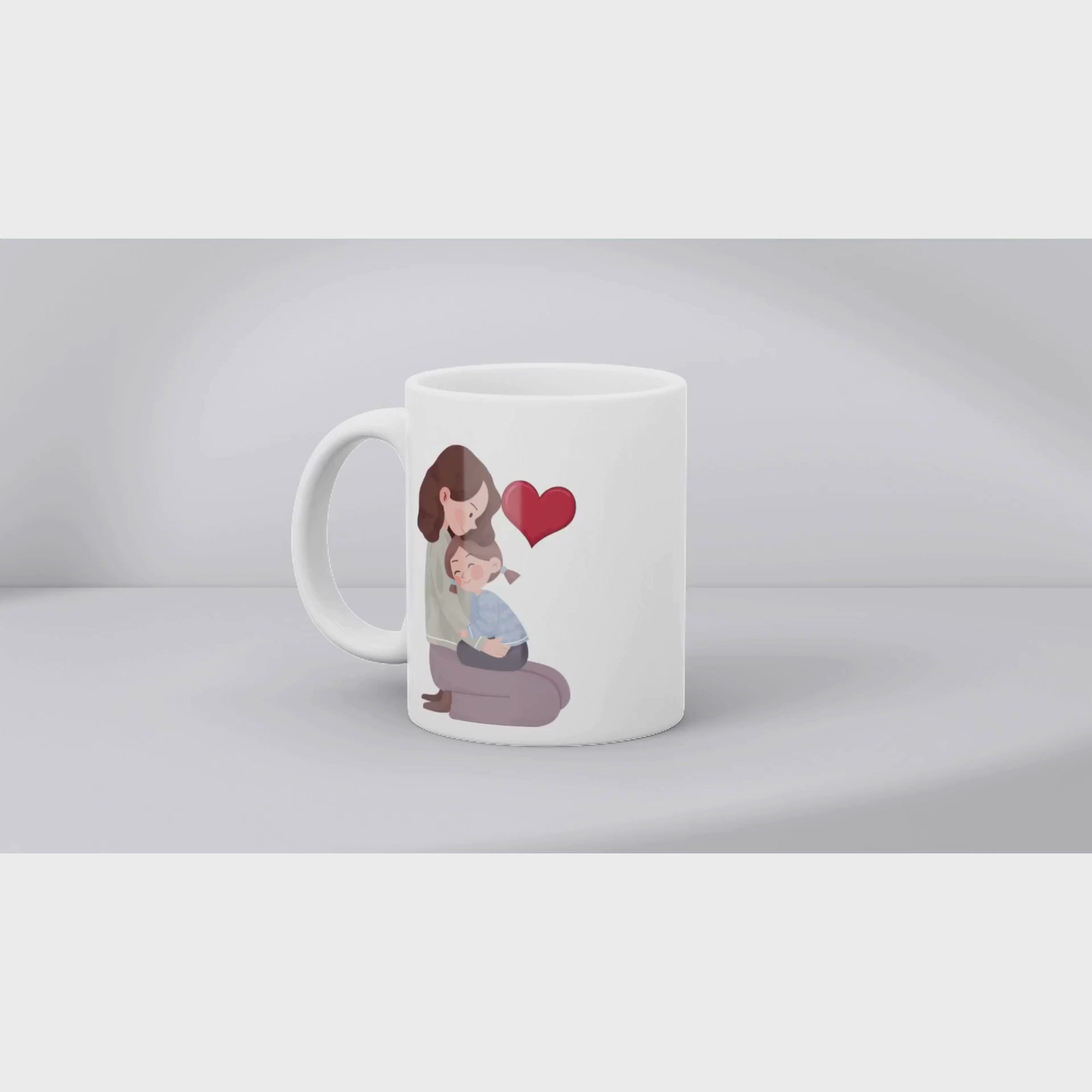 Taza “Amor de Mamá” – Diseño Ilustrado Día de la Madre