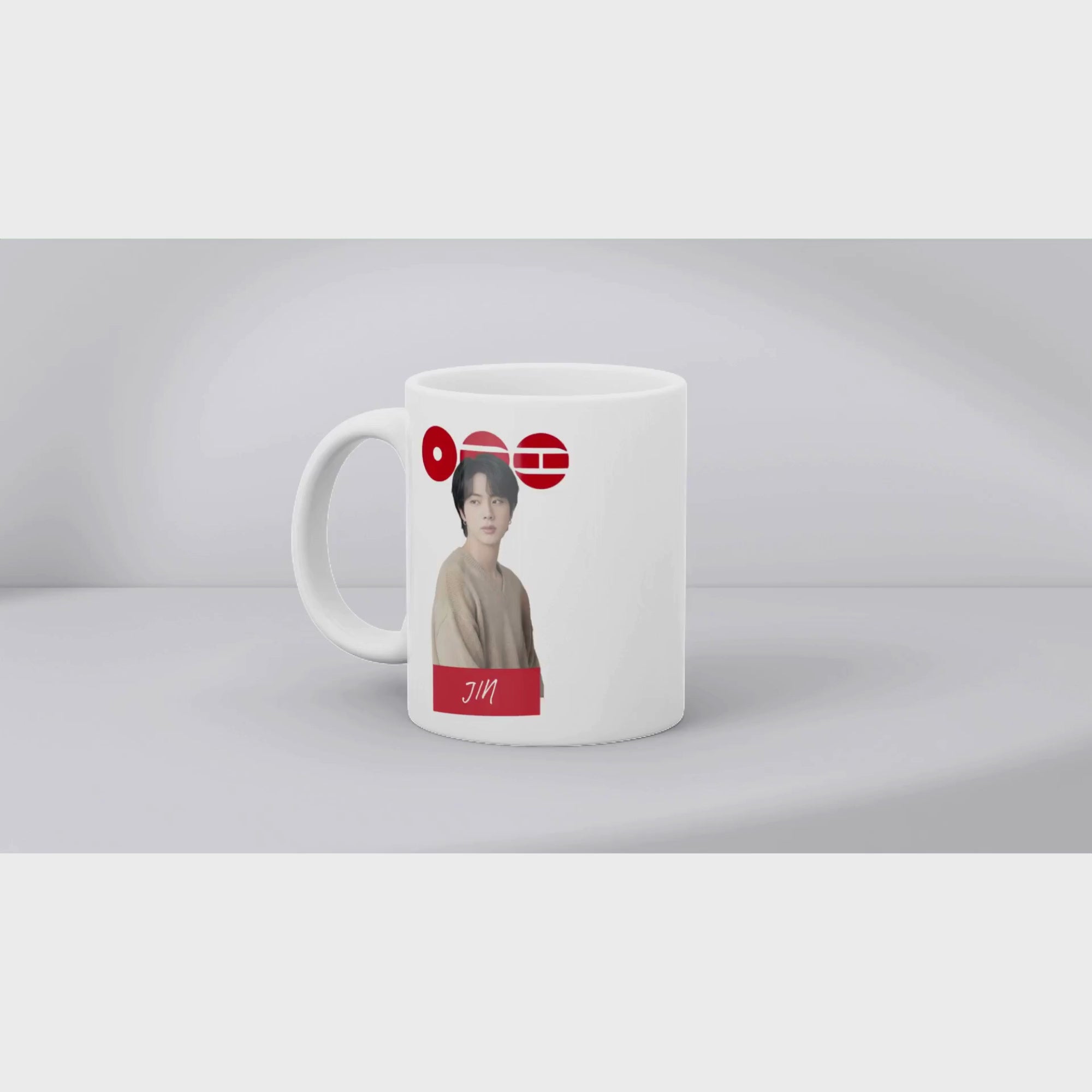Taza “K-POP Idol 6 🔥” – Diseño estilo coreano moderno