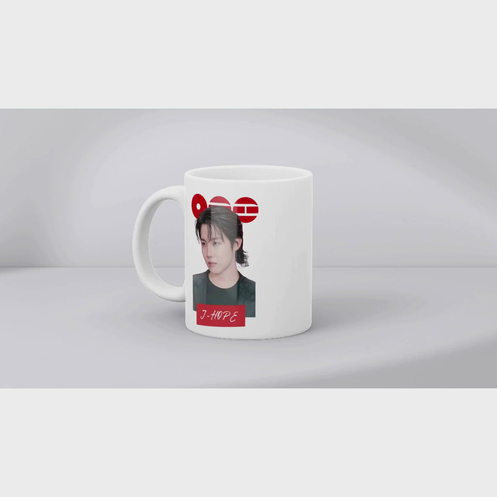 Taza “K-POP Idol 7 🔥” – Diseño estilo coreano moderno