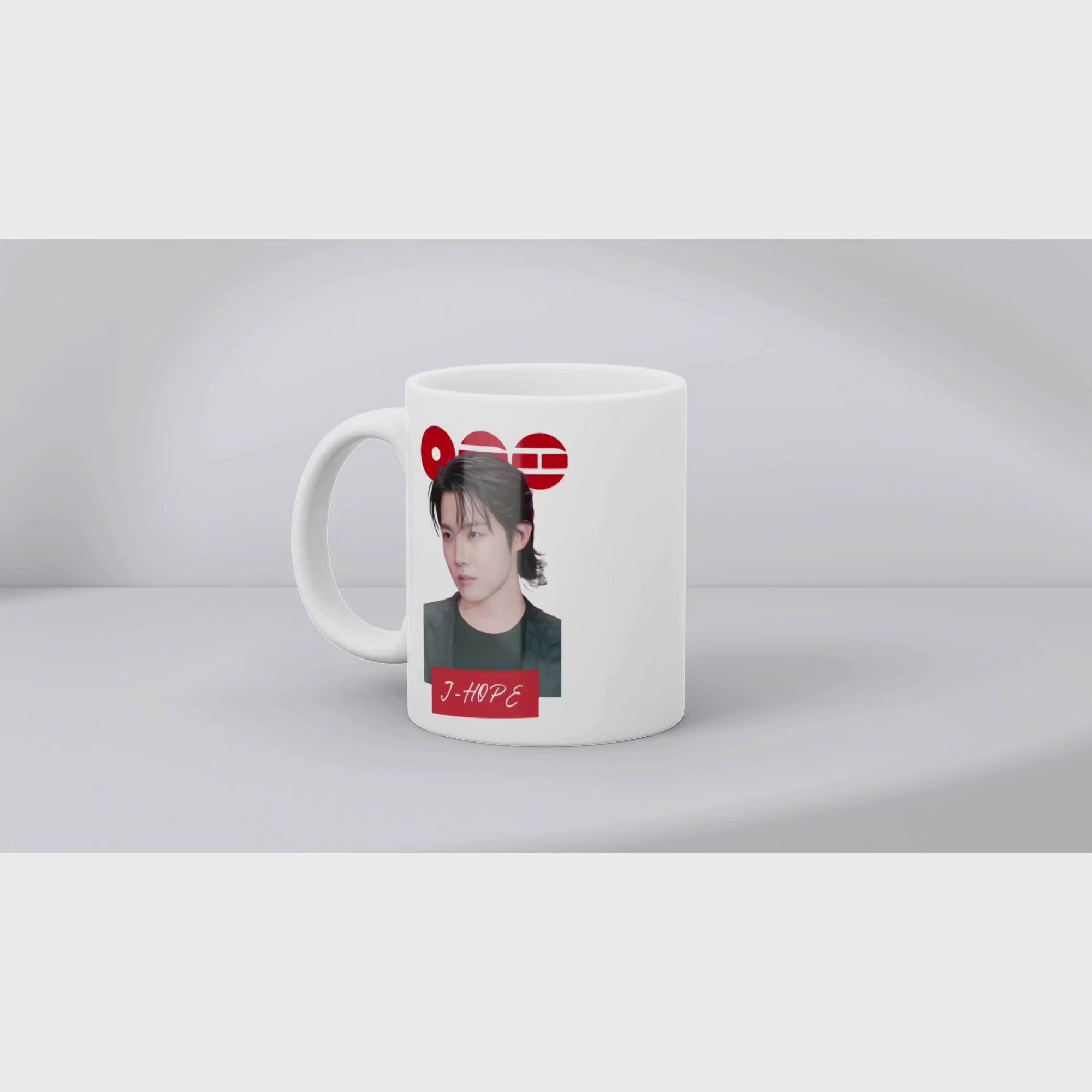 Taza “K-POP Idol 7 🔥” – Diseño estilo coreano moderno