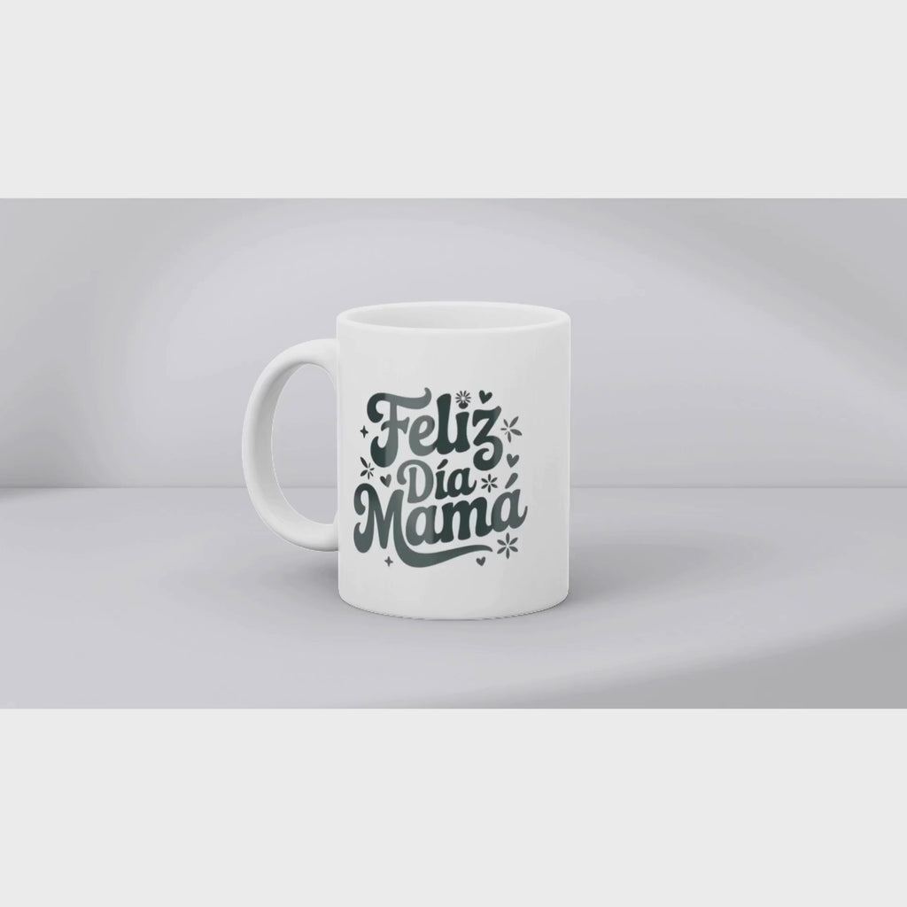 Taza Día de la Madre “Feliz Día Mamá” – Diseño tipográfico
