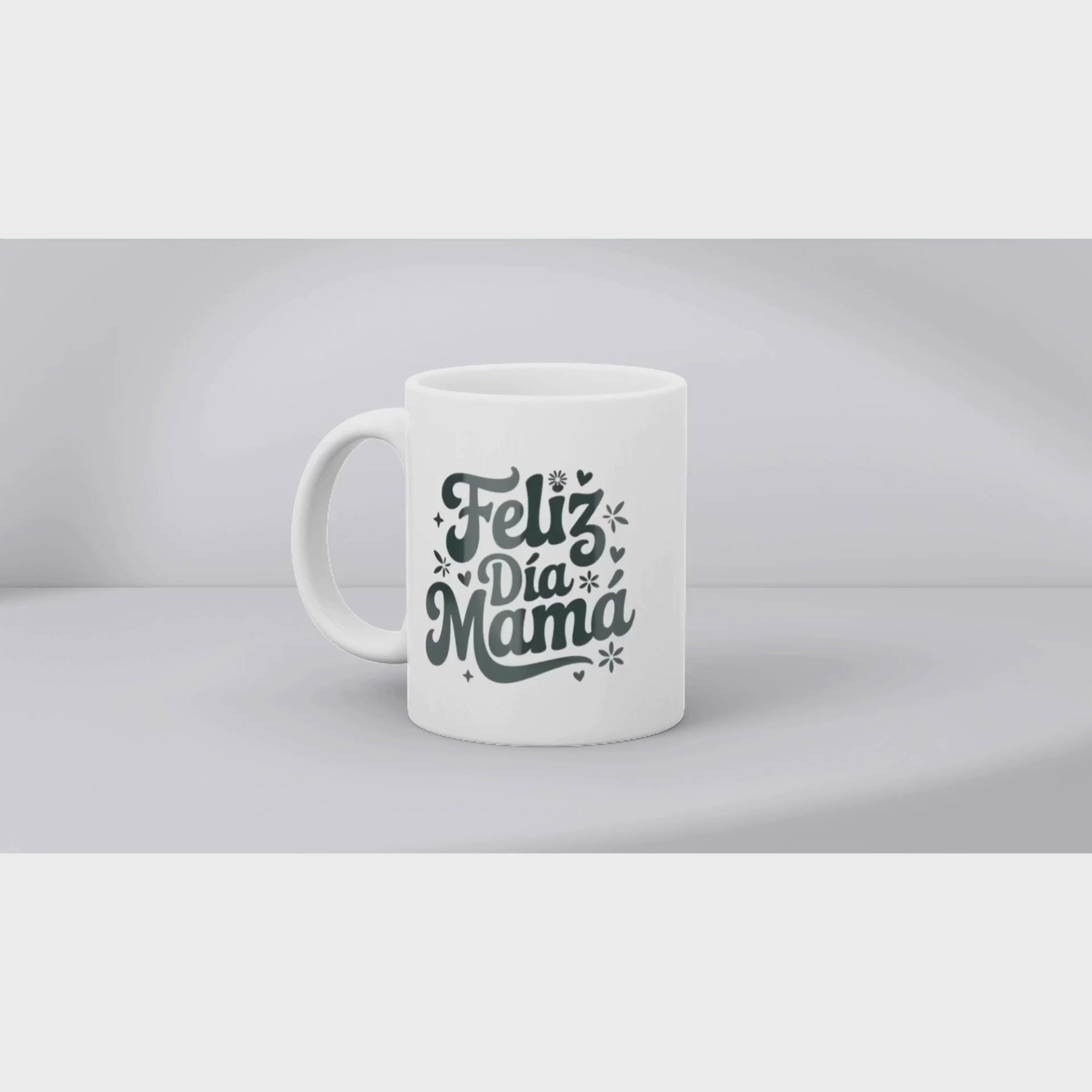 Taza Día de la Madre “Feliz Día Mamá” – Diseño tipográfico